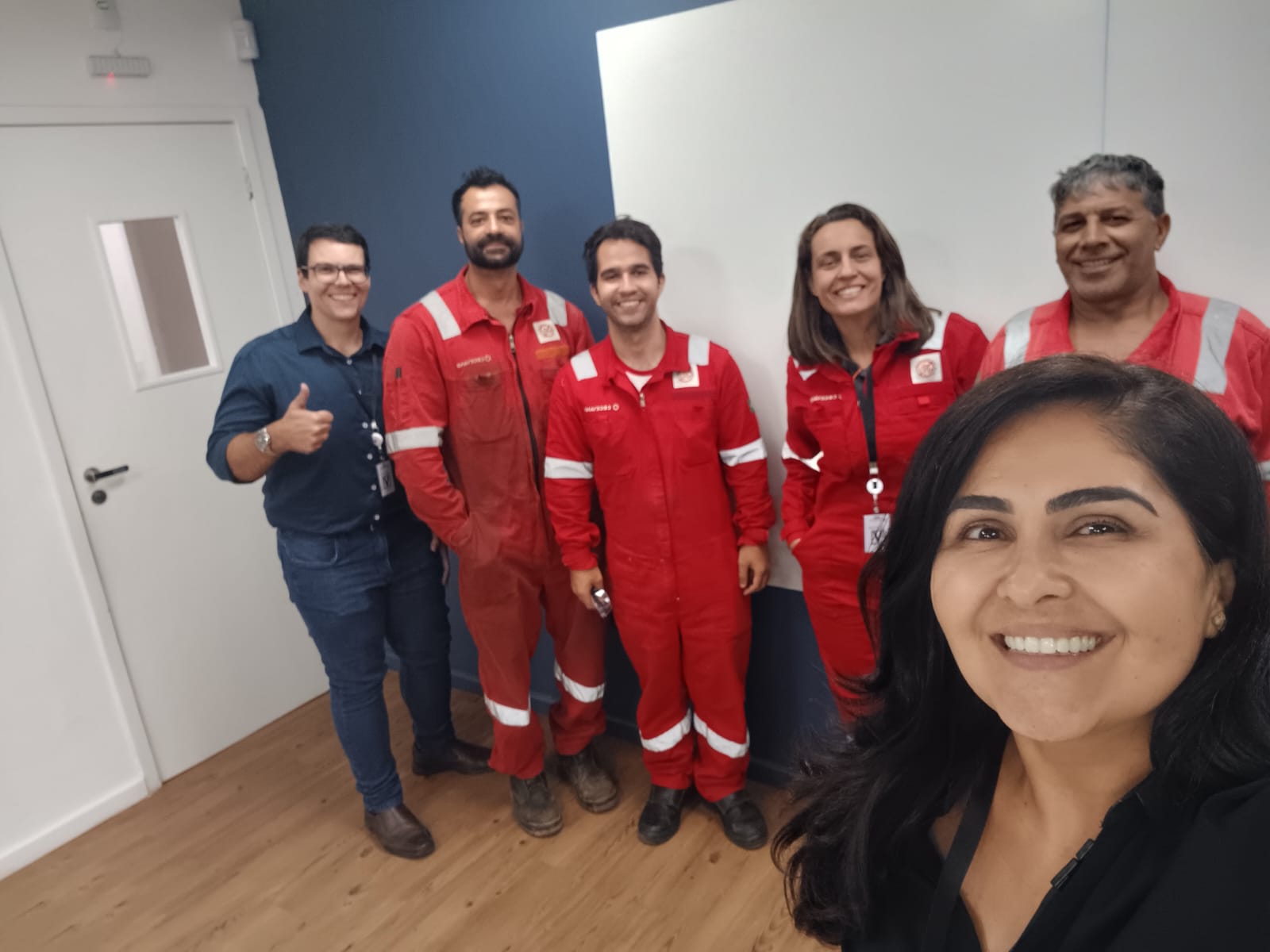 Equipe operacional CRC Evans