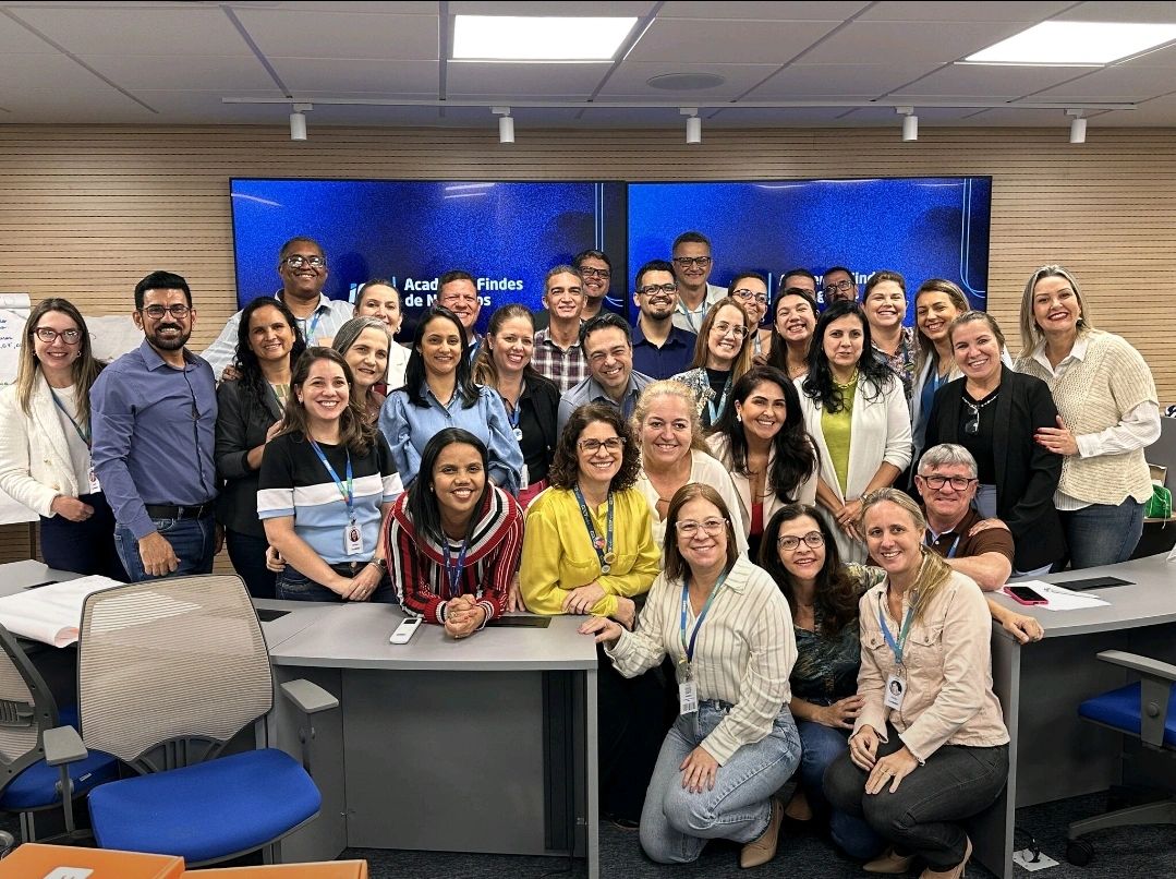 Turma de mentoria reunida