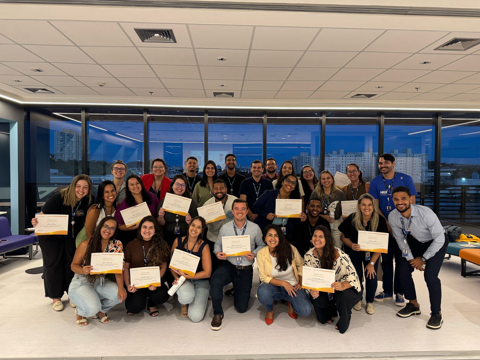 Turma com certificados Max